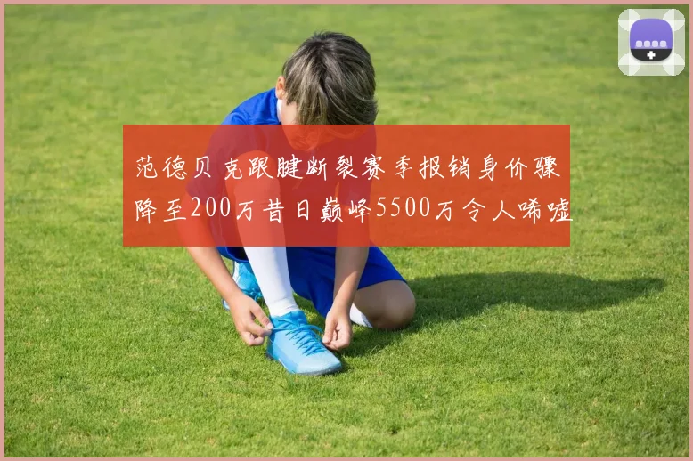 范德贝克跟腱断裂赛季报销身价骤降至200万昔日巅峰5500万令人唏嘘